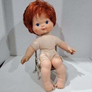 Strawberry Shortcake Blow a Kiss Baby Doll 14” American Greetings Kenner 1982